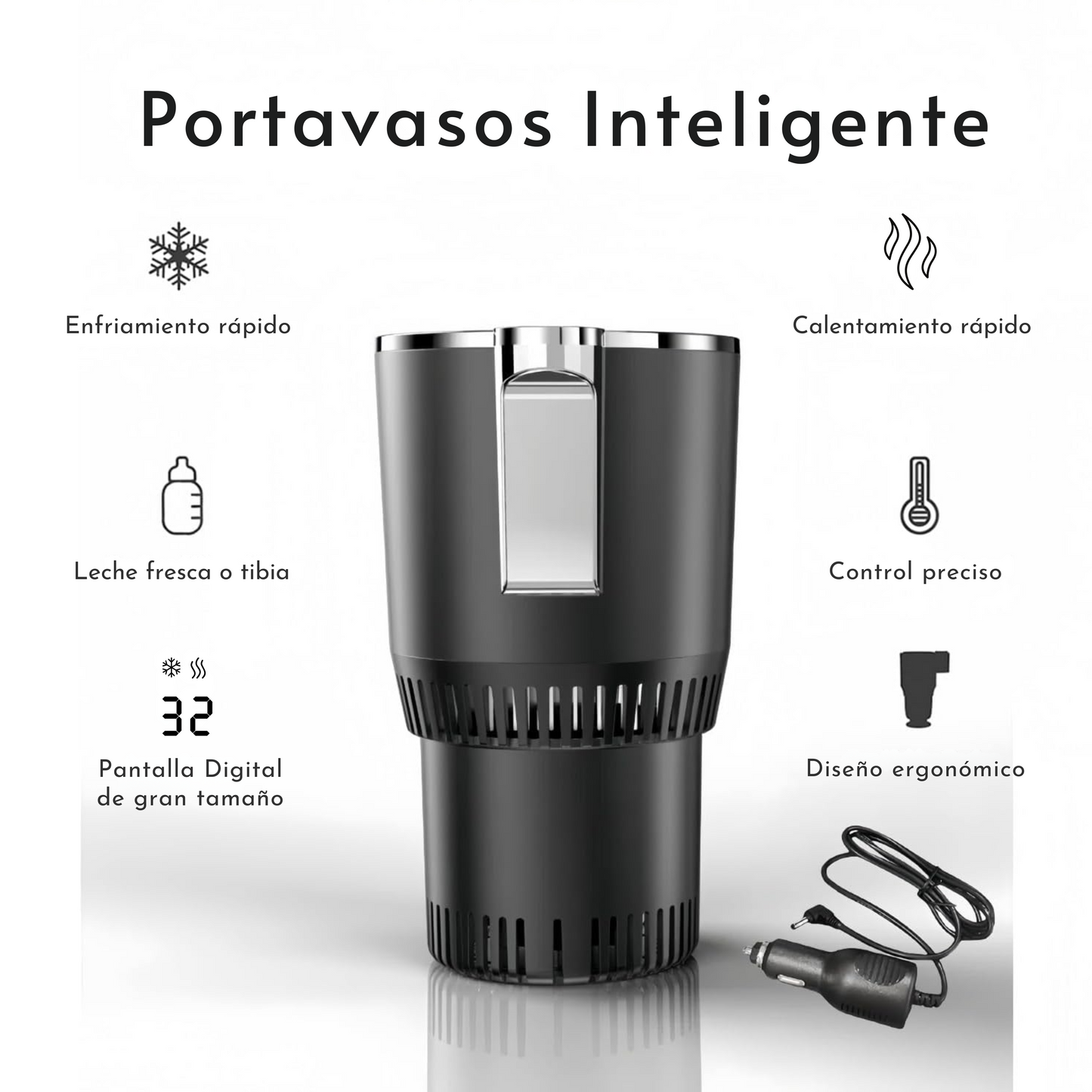 Portavasos Inteligente para Auto